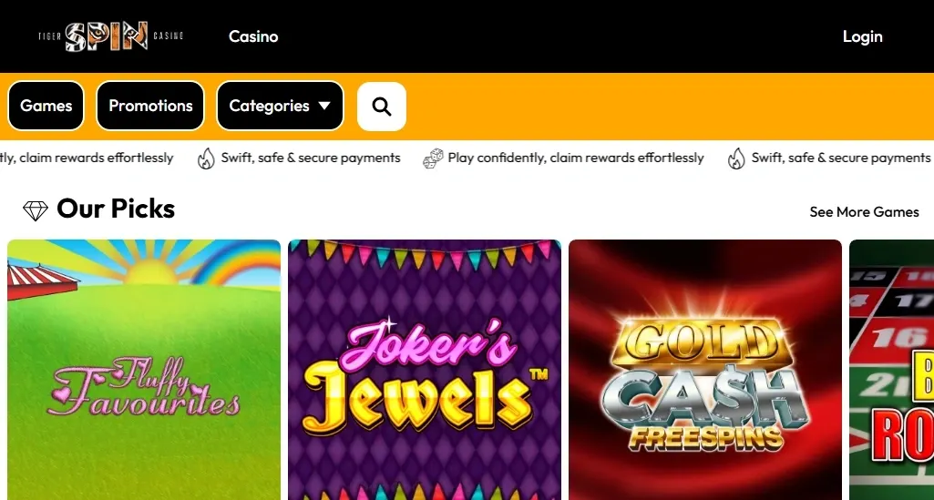 Tiger Spin Casino